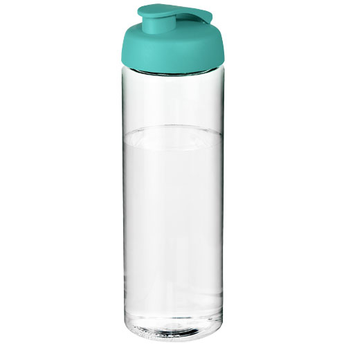 Bouteille de sport promotionnelle 850ml H2O Active® Translucide et Bleu aqua